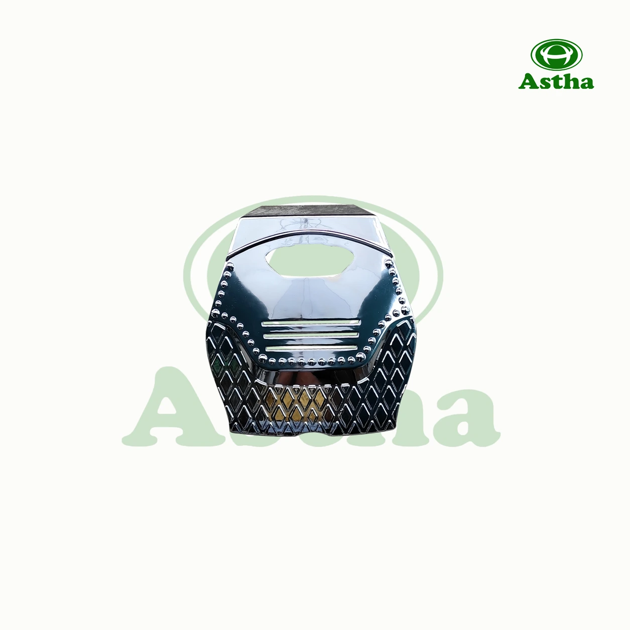 Acc. Front Nose (Steering Cover) Chrome 3W Bajaj RE-Compact BS6